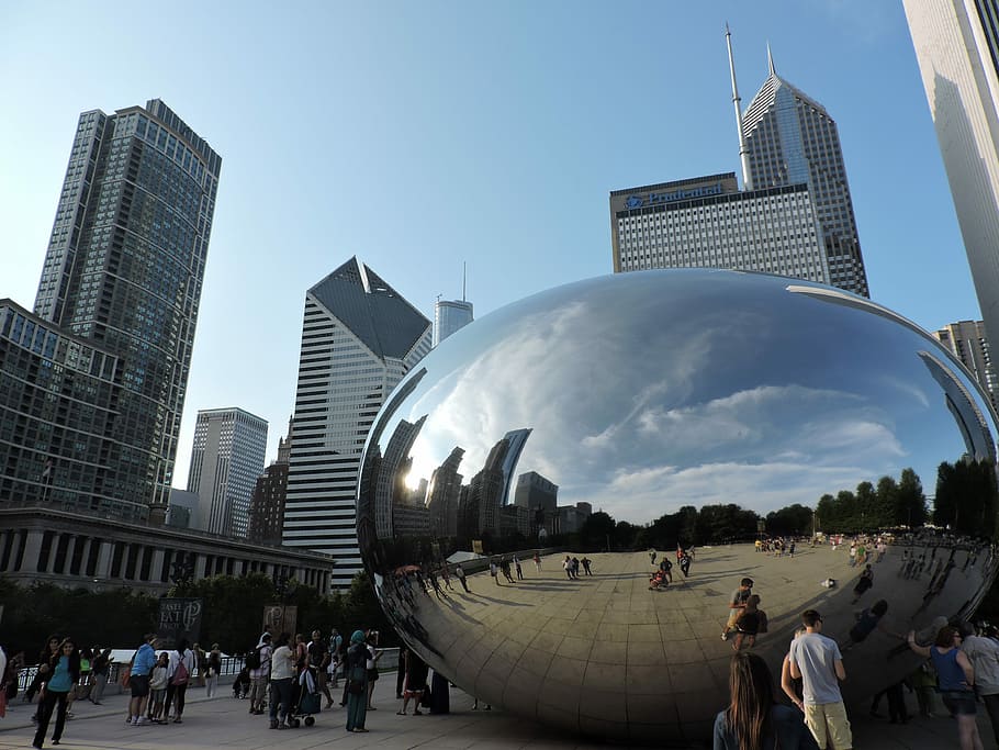 chicago, bean, arquitectura, Chicago, mongeta, escena urbana, gent, ciutat, exterior de l'edifici, estructura construïda, gratacels, lloc famós, llocs de viatges, paisatge urbà, vida de ciutat, Londres - Anglaterra, gran grup de persones, edifici, cel, exterior d’edifici d’oficines, grup de persones, multitud, persones reals, alta - alta, modern, naturalesa, torre, homes, turisme, viatjar, destinacions de viatge, a l'aire lliure, districte financer, 4K
