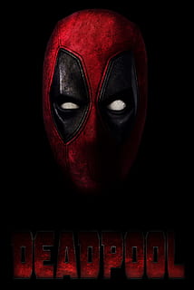 deadpool digital wallpaper, marvel, deadpool, wallpaper, action, movie, text, red, communication, mask, black background, western script, studio shot, disguise, celebration, mask - disguise, indoors, close-up, sign, no people, dark, illuminated, front view, fear, 2K, CC0, public domain, royalty free
