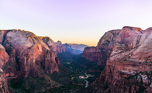 Landschaftsfotografie, Berg, Fluss, zwei, Bergschluchten, Gebirge, Rock, Cliff, Tal, Rock - Objekt, solide, Szenen - Natur, Himmel, Felsformation, Umgebung, Schönheit in der Natur, Landschaft, Natur, Reiseziele, Reise, Nicht-städtische Szene, Land, keine Leute, Ruhe, Schlucht, Sonnenuntergang, ruhige Szene, draußen, dramatische Landschaft, halbtrocken, Gipfel, erodiert, Sandstein, trockenes Klima, 5K, CC0, gemeinfrei, lizenzfrei