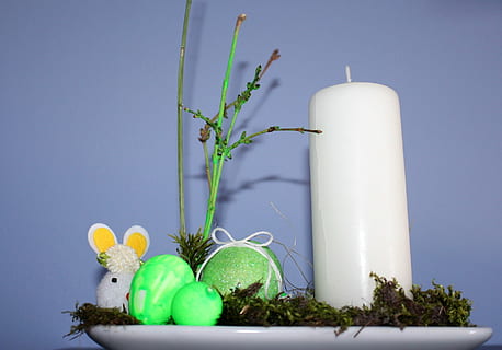 Zusammensetzung, Dekoration, Anordnung, Ostern, Osterferien, Natur, Pflanze, keine Leute, Lebensmittel, Wachstum, grüne Farbe, Essen und Trinken, Blau, Feier, draußen, Urlaub, Studioaufnahme, Osterei, Gras, Tag, Blume, Gruppe von Objekten, Frische, Blauer Hintergrund, 1080P, CC0, gemeinfrei, lizenzfrei