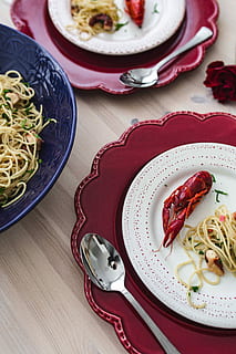 dinner, seafood pasta, crayfish, red, wine, table, decorated, roses, Fancy, seafood, pasta, red wine, elegant, octopus, food, plate, spaghetti, gourmet, meal, crockery, vegetable, freshness, lunch, healthy Eating, restaurant, cooked, food And Drink, spice, close-up, refreshment, cooking, indoors, no people, still life, wellbeing, high angle view, serving size, ready-to-eat, italian food, eating utensil, kitchen utensil, temptation, 5K