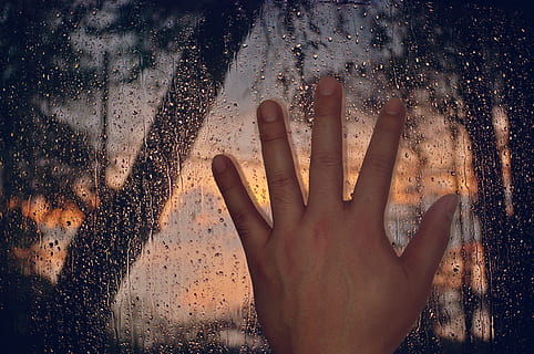 mão, tempestade, tempestade, janela, gotas, por do sol, chuva, janela, mão humana, parte do corpo humano, solta, medo, Horror, Palma, parte do corpo, uma pessoa, pessoas reais, dedo humano, dedo, tocando, fechar-se, vidro - material, molhado, estilos de vida, dentro de casa, perspectiva pessoal, atividade de lazer, transparente, natureza, agua, 4K, CC0, domínio público, royalty free