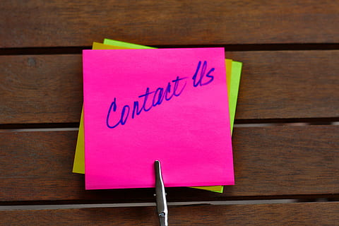 pink, sticky, note, us, text, Contact, pink paper, contact us, e-mail, communication, mail, internet, call us, social, sign, pink color, adhesive note, no people, reminder, wood - material, indoors, table, close-up, western script, note pad, handwriting, multi colored, copy space, celebration, studio shot, aspirations, message, wood grain, 4K, CC0, public domain, royalty free