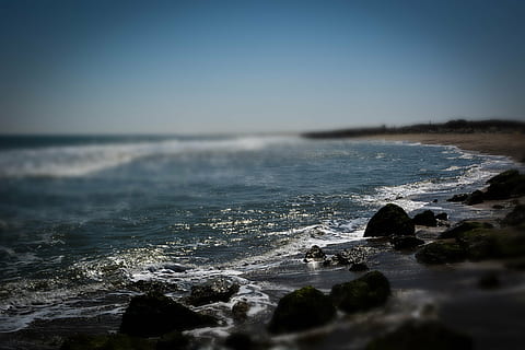 kure strand, nc, strand, ocean, kyst, vand, hav, bølge, natur, kystlinje, rock-objekt, california, Stillehavet, himmel, scenics - natur, skønhed i naturen, jord, klippe, bevægelse, skyfri himmel, solid, vandsport, sport, surfing, horisont, horisont over vand, udendørs, 4K, CC0, offentligt domæne, royaltyfrie
