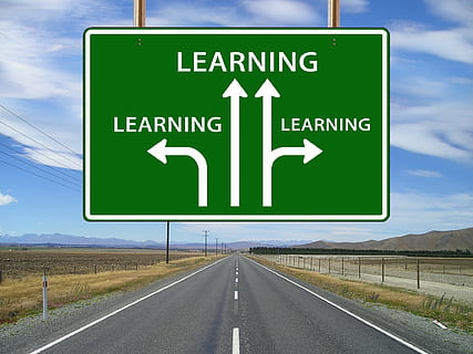 learning signage illustration, learn, note, sign, directory, direction, arrows, road, conclusion, training, opportunities, equal opportunities, skills, career, knowledge, can, live, lifetime, school, security, know, graduation, study, student, highway, road Sign, transportation, communication, guidance, symbol, directional sign, text, arrow symbol, the way forward, cloud - sky, nature, no people, sky, western script, marking, road marking, traffic arrow sign, road trip, outdoors, multiple lane highway, 1080P