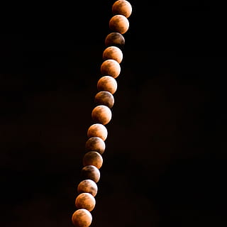 moon illustration, moon phase alignment, digital, wallpepr, moon, sky, red, full, phase, studio shot, black background, indoors, no people, close-up, copy space, in a row, black color, still life, food and drink, brown, wood - material, single object, spiral, simplicity, bead, arrangement, balance, religion, extreme close-up, 720P, CC0, public domain, royalty free