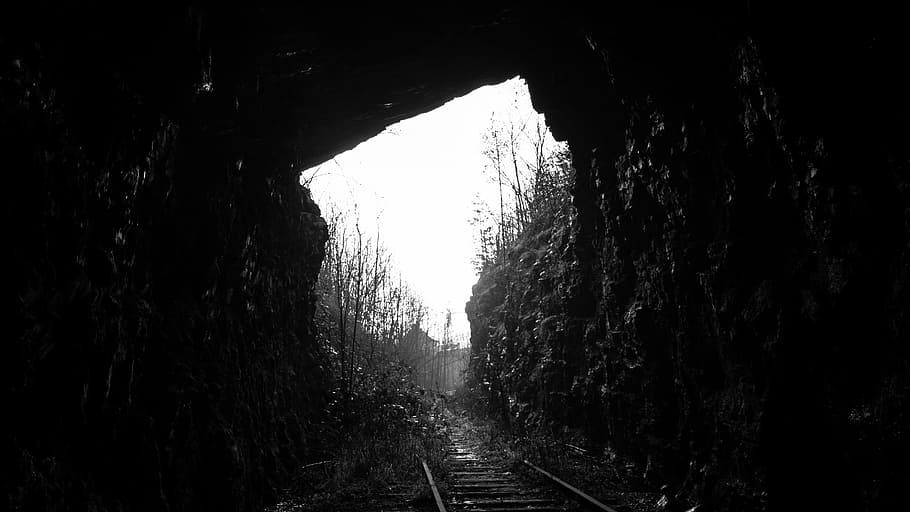 sense títol, naturalesa, paisatge, tren, ruta, rail, túnel, arbres, cap gent, el camí a seguir, dia, destinacions de viatge, a l'interior, direcció, planta, arbre, arquitectura, perspectiva decreixent, tranquil·litat, transport, a l'aire lliure, pista, transport per ferrocarril, terra, vies del ferrocarril, estructura construïda, bosc, arc, 4K
