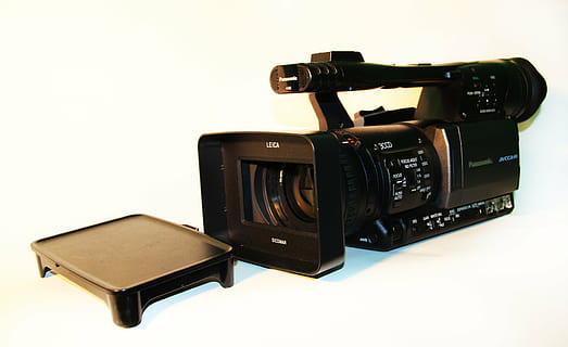 telecamera, digitale, Panasonic, temi fotografici, tecnologia, macchina fotografica - attrezzatura fotografica, girato in studio, ritagliare, sfondo bianco, in casa, attrezzatura fotografica, in stile retrò, obiettivo - strumento ottico, colore nero, lente - occhio, nessuno, Camera digitale, avvicinamento, industria cinematografica, cultura artistica e intrattenimento, vecchio, video, videocamera domestica, antico, le riprese, 5K, CC0, dominio pubblico, privo di copyright