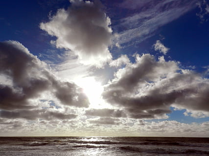 infinit, orizont, nori, cer, nor - cer, apă, mare, scenice - natura, orizontul peste apă, frumusețe în natură, natură, Cloudscape, dramatic cer, liniște, mediu inconjurator, plajă, veneraţie, teren, o scenă liniștită, nici o persoana, în aer liber, întuneric, de rău augur, 4K, CC0, domeniu public, fără drepturi de autor