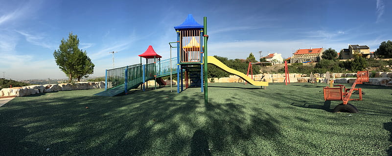 play, ground, playing, fun, built structure, architecture, building exterior, sky, building, cloud - sky, city, nature, no people, outdoors, day, flag, sport, landscape, red, sunlight, water, travel destinations, panoramic, tower, 8K, CC0, public domain, royalty free