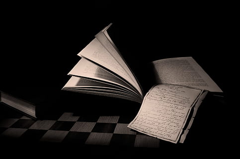 geopend boek, boek, Open, zwart, referentie, concept, achtergrond, gids, pagina, encyclopedie, uitzicht, intelligentie-, madeliefje, geestelijkheid, aan het leren, voorkant, Bijbel, bibliotheek, leerboek, genaamd, handboek, deksel, boekenwinkel, wervelkolom, afbeelding, roman, religie, inspiratie, opleiding, literatuur, publicatie, papier, kopie ruimte, binnenshuis, geen mensen, zwarte achtergrond, expertise, stilleven, studio opname, wijsheid, detailopname, donker, lezing, hardcover boek, aan het studeren, 1080P, CC0, publiek domein, royaltyvrij