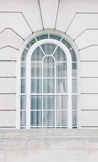 glas vindue, hvid, stålramme, træ-, vindue panel, bueformet, vinduesgardiner, vindue, arkitektur, afspejling, glas, bue, glas - materiale, bygget struktur, ingen mennesker, bygning udvendig, facade, arkitektur og bygninger, murbygningsfunktion, moderne, bygning, dag, væg, dør, indgang, udendørs, lukket, mønster, mursten, lav vinkel visning, trappe, 4K, CC0, offentligt domæne, royaltyfrie