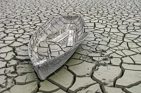 grey, boat, dried, cracked, ground, daytime, old, ship, mud, broken, abandoned, sad, background, emotions, history, sea, fishing, beach, drained, research, science, exploration, discovery, no people, industry, pattern, day, high angle view, nature, water, transportation, outdoors, scenics - nature, arid climate, footpath, climate, street, cobblestone, city, architecture, mode of transportation, wheel, 1080P, CC0, public domain, royalty free