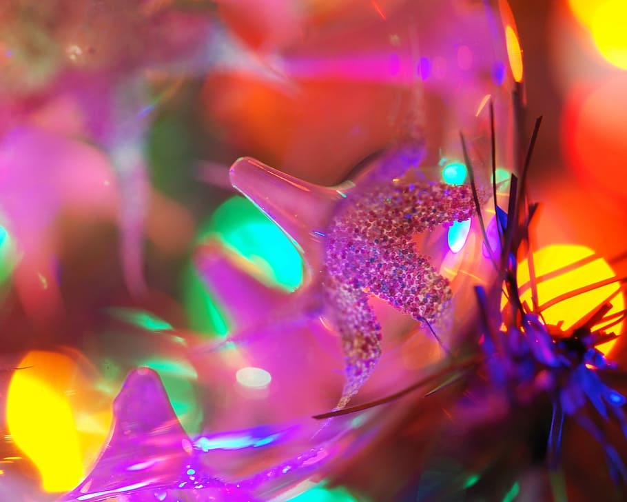 schließen, Fotografie, Wasserkugel, mehrfarbig, Nahansicht, beleuchtet, pinke Farbe, Nacht-, lila, Schönheit in der Natur, selektiver Fokus, keine Leute, Blume, abstrakt, blühende Pflanze, lebendige Farbe, Licht - natürliches Phänomen, Nachtleben, Feier, Bewegung, drinnen, Licht, 2K