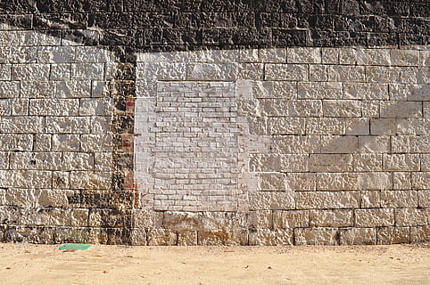 muro di mattoni, struttura, mattone, parete, Bluestone, caratteristica della parete, sfondi, vecchio, cemento, calcestruzzo, ruvido, architettura, struttura costruita, esterno dell'edificio, nessuno, giorno, costruzione, storia, all'aperto, il passato, solido, muro di pietra, industria, materiale lapideo, luce del sole, abbandonato, 4K, CC0, dominio pubblico, privo di copyright