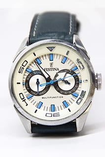 ceas, timp, marcă, luxos, Festina, om, masculin, alb, fundal alb, imagine, studio shot, ceas de mână, a închide, număr, metal, un singur obiect, nici o persoana, precizie, în interior, bogatie, cadran, argintiu colorat, natură moartă, finanţa, accesoriu personal, elimina, oţel, minutar, 5K, CC0, domeniu public, fără drepturi de autor
