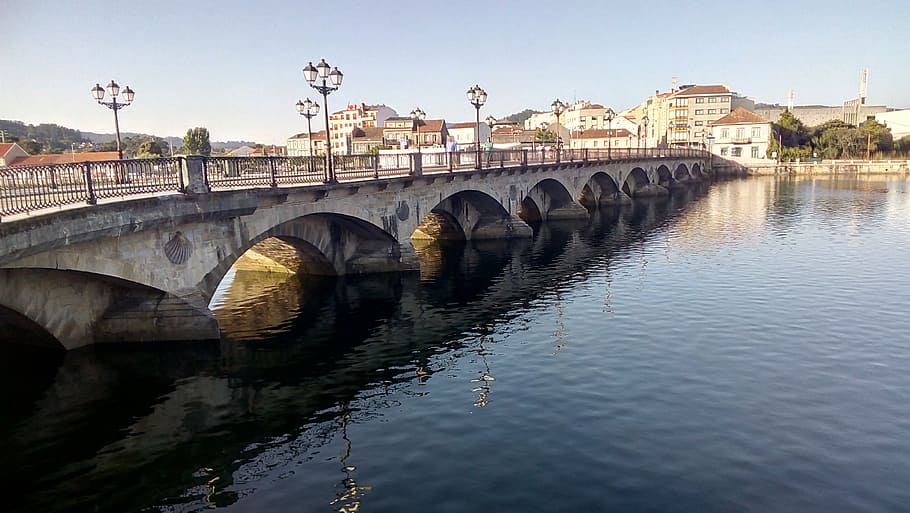pont, aigua, reflexió, que flueix, riu, paisatge, monument, mar, pont de la ciutat, nivell d'aigua, connexió, arquitectura, pont - estructura feta per l'home, estructura construïda, pont d’arc, ciutat, arc, transport, exterior de l'edifici, naturalesa, destinacions de viatge, cel, història, cap gent, paisatge urbà, 4K