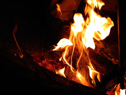 Feuer, Lagerfeuer, Flamme, brennen, Hitze, lodern, heiß, warm, lodernd, Orange, Lager, draussen, Hölle, Feuer - natürliches Phänomen, Hitze - Temperatur, rot, Verbrennung, Holz - Material, Nahansicht, Natur, Log, Brennholz, Holz, Nacht-, Bewegung, keine Leute, orange Farbe, draußen, Camping, Kommunikation, glühend, Inferno, 1080P, CC0, gemeinfrei, lizenzfrei