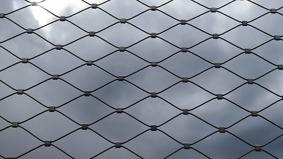 draad, traliewerk, brugleuning, regelmatig, patroon, lijnen, geometrie, metaal, glimmend, technologie, staal, hek, veiligheid, barrière, grens, chainlink omheining, bescherming, achtergronden, geen mensen, detailopname, gaas, natuur, volledig kader, verbinding, dag, buitenshuis, bestellen, uitsluiting, 5K, CC0, publiek domein, royaltyvrij