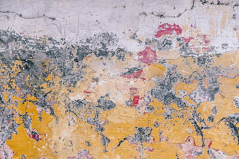 multicolore, peint, béton, Cadre, jaune, beige, mur, texture, peeling, peindre, surface, texturé, grunge, abstrait, altéré, arrière-plans, plein cadre, construction de murs, vieux, architecture, personne, rugueux, mauvaise condition, structure construite, endommagé, décollement, fermer, modèle, fatigué, déclin, détérioration, journée, art et Artisanat, ruiné, 5K, CC0, domaine public, libre de droits