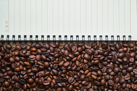 coffee beans, coffee, core, caffeine, kitchen, food, photography, wood, espresso, food photo, cappuccino, good morning, nutrition, morning, brown, wake, photo, macro, background, table, latte, seed, cafe, colombia, fresh, healthy lifestyle, healthy eating, product photo, organic, green, health, healthy, diet, texture, vegetarian, backgrounds, detail, nobody, vegan, close-up, notebook, page, the work, work, to write, pen, read, white, course, office, note, note book, take notes, literature, paper, article, the draw, design, book, pencil, delicious, healthy food, drawing, beautiful, roasted coffee bean, large group of objects, coffee - drink, food and drink, freshness, no people, indoors, abundance, still life, pattern, roasted, day, drink, repetition, 5K, CC0, public domain, royalty free