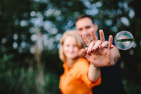 couple, holding, hands, outdoors, Young, holding hands, people, outdoor, hand, love, romantic, together, romance, friends, relationship, girlfriend, boyfriend, fun, men, caucasian Ethnicity, smiling, lifestyles, women, playing, nature, playful, happiness, cheerful, summer, togetherness, young Adult, adult, males, leisure Activity, females, recreational Pursuit, park - Man Made Space, enjoyment, bubble Wand, joy, two people, human body part, childhood, child, offspring, emotion, family, tree, focus on foreground, boys, bubble, day, 4K