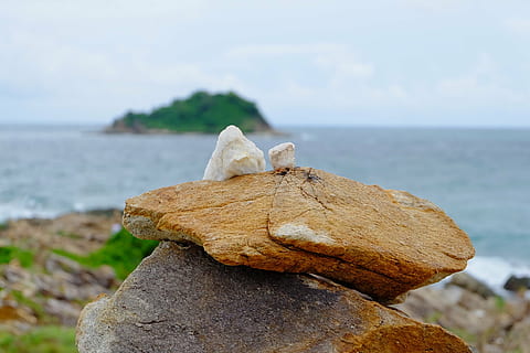 koh samet, stein sterk, faller, hav, natur, rock-objekt, Strand, kystlinje, stein - objekt, fokusere på forgrunnen, vann, stein, fast, dag, nærbilde, himmel, skjønnhet i naturen, ingen folk, ro, naturskjønnhet - natur, horisont over vann, land, rolig scene, utendørs, 1080P, CC0, offentlig domene, opphavsrett gratis