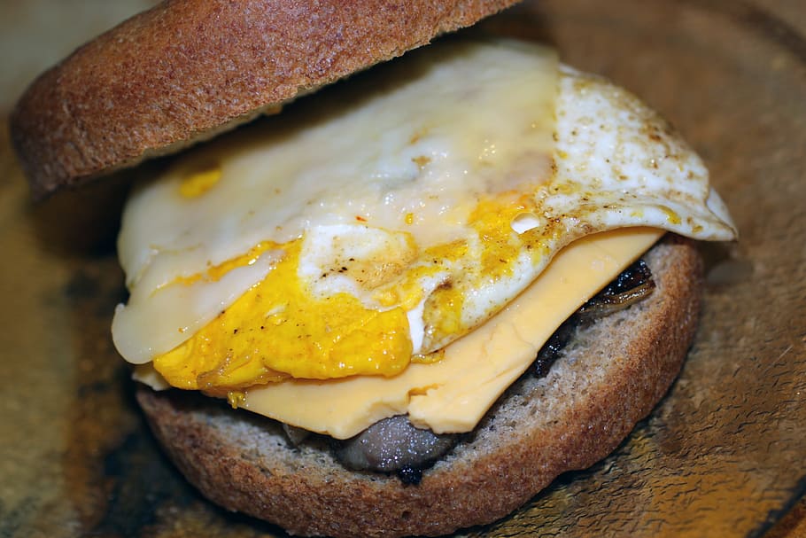 Ei, Sandwich, Dinkel, Brot, hausgemacht, Käse, schweizerisch, amerikanisch, Granit, Teller, Brunch, Frühstück, Mittagessen, getoastet, Ernährung, Lebensmittel, Essen und Trinken, Nahansicht, Mahlzeit, Frische, drinnen, fertig für den Verzehr, keine Leute, Eigelb, Fleisch, Milchprodukt, gesundes Essen, Spiegelei, Stillleben, Wohlbefinden, Snack, Sonnenseite nach oben, Versuchung, 4K