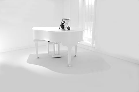white grand piano, piano, white, classical, lacquer, classic, note, melody, isolated, chord, key, cord, acoustic, tool, music, musician, concept, composer, instrumental, ivory, rendering, accord, cutout, ebony, melodic, coordination, artistically, indoors, bathroom, sink, home, domestic room, household equipment, hygiene, domestic bathroom, no people, faucet, absence, white color, bathroom sink, simplicity, home interior, modern, seat, domestic life, day, copy space, luxury, chrome, 1080P, CC0, public domain, royalty free