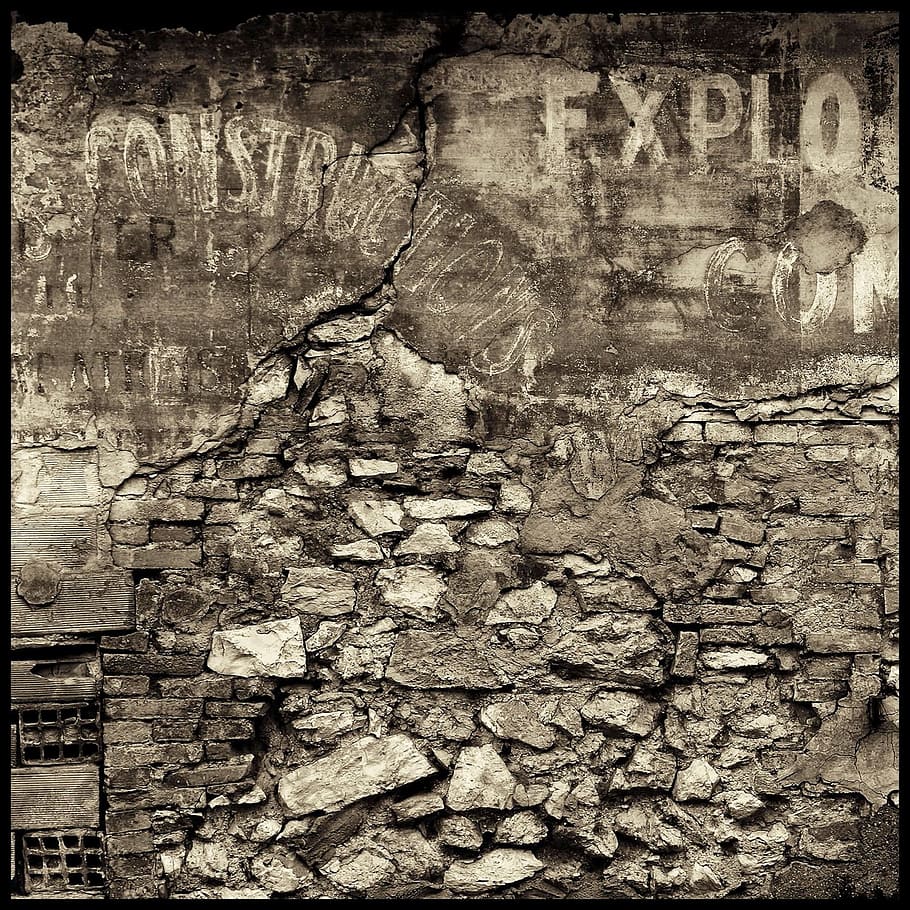 photo, gray, brown, stone wall, daytime, wall, stone, background, backgrounds, textured, full frame, text, no people, weathered, pattern, damaged, rough, wall - building feature, old, close-up, wood - material, day, architecture, art and craft, run-down, deterioration, decline, textured effect, scribble, 720P