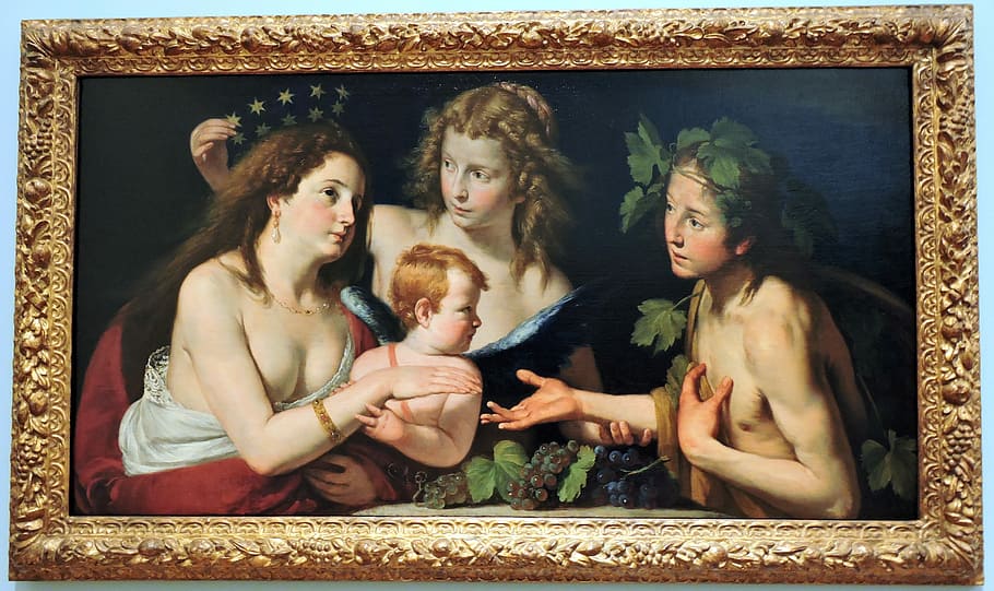 Bacco, arianna, struttura, il quadro, stroiffi, Spezia, museo civico, arte, pittura, persone, donne, concetti e idee, femmine, maschi, madre, vecchio stile, famiglia, adulto, bambino, gruppo di persone, infanzia, giovane, solidarieta, prole, genitore, in stile retrò, ritratto, uomini, acconciatura, figlio, innocenza, figlia, 4K