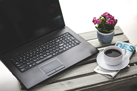 negru, laptop, alb, ceramică, ceaşcă de ceai, muncă, lucru, cafea, caiet, calculator, tastatură, porţelan, China, ceașcă, ceașcă albă, spațiu de lucru, tehnologie, tehnologia fără fir, masa, halbă, comunicare, cană de cafea, cafea - băutură, băutură, floare, planta cu flori, conexiune, mancare si bautura, gustare, nici o persoana, în interior, plantă, faianță, ceai de ceai, 5K, CC0, domeniu public, fără drepturi de autor