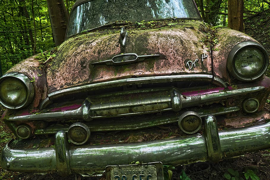 abandonat, clàssic, cotxe, bosc, automàtic, cementiri del cotxe, oldtimer, vell, òxid, karre inoxidable, inoxidable, rovellat, nostàlgia, naufragis, ferralla, restes de cotxes, desballestament del cotxe, descartat, història, memòria, acabar, Apagat, decaïment, oblida't, cotxes antics, es va retirar, obsoleta, pkw, EUA, us-car, buick, buick dyna flow, 1950, vehicle, llocs perduts, pforphoto, trencat, humor, lloc perdut, descuidat, metall, manera de transport, automòbil, vehicle terrestre, dia, transport, arbre, cap gent, planta, primer pla, resistent, espatllat, a l'aire lliure, deteriorament, antiguitat, aliatge, acer, crom, color plata, 4K