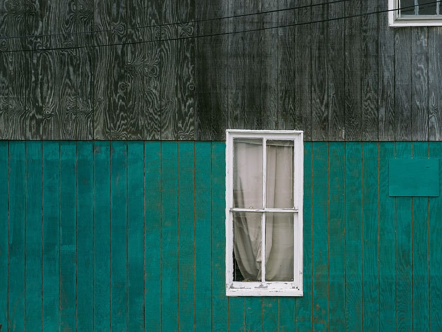 architektura, budova, Okna, zeď, malovat, Dům, Domov, stavba, nástěnný prvek, exteriér budovy, okno, nikdo, zelená barva, den, dřevo - materiál, venku, dveře, celý rám, sklo - materiál, vzor, vchod, tyrkysové barvy, detail, okenní rám, 5K