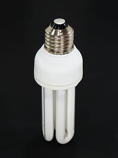 Bulb, Lighting, Electric, White, equipment, single Object, electricity, technology, light Bulb, black background, studio shot, white color, salt shaker, no people, indoors, close-up, still life, lighting equipment, cut out, copy space, energy efficient, fuel and power generation, two objects, environmental conservation, metal, environment, salt - seasoning, silver colored, power supply, 2K, CC0, public domain, royalty free