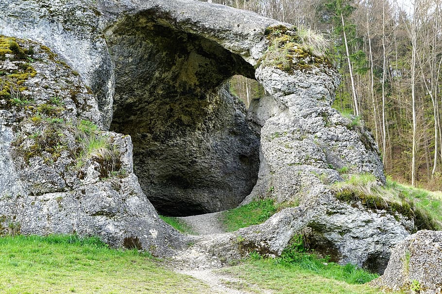 l'edat de gel, Alemanya, caminada, infern, estret, naturalesa, paisatge, cantar, humà, ho fa, gel, rock - object, cap gent, herba, escenics, dia, rock, sòlid, formació de roca, bellesa a la natura, escenics - natura, planta, aigua, tranquil·litat, arbre, terra, escena no urbana, arquitectura, cascada, penya-segat, destinacions de viatge, a l'aire lliure, arc, aigua que flueix, erosionat, poder a la natura, 5K