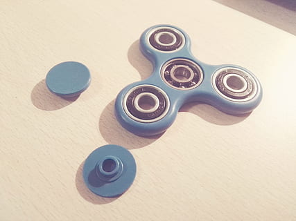 Fidget, Spinner, Game, Heavenly, blue, colorful, color, circles, disassembled, mount, pieces, desk, high angle view, indoors, no people, close-up, day, still life, table, circle, shape, geometric shape, medium group of objects, group of objects, design, directly above, shadow, plastic, container, art and craft, studio shot, arrangement, craft, 4K, CC0, public domain, royalty free