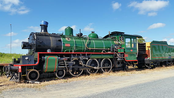 engine, old, track, train, steam, locomotive, railway, transportation, vintage, railroad, rail, transport, travel, black, antique, retro, steel, smoke, metal, historical, iron, history, station, classic, coal, nostalgia, wheel, power, vehicle, freight, green, heavy, railroad Track, steam Train, old-fashioned, retro Styled, mode of Transport, mode of transportation, land vehicle, rail transportation, truck, road, sky, business, train - vehicle, freight transportation, nature, industry, motor vehicle, day, no people, commercial land vehicle, motion, vehicle trailer, outdoors, trucking, 5K, CC0, public domain, royalty free