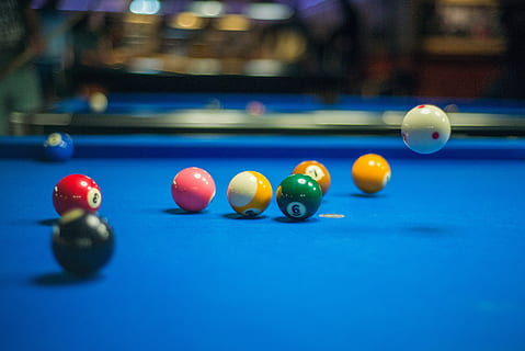 assorted-color billiard balls, pool, balls, cue, game, fun, activity, sport, leisure, play, happy, color, snooker, billiard, cheerful, playing, action, joy, playful, recreation, pool Game, table, ball, leisure Games, leisure Activity, hobbies, aiming, pool Cue, pool ball, pool table, pool - cue sport, indoors, relaxation, no people, sphere, multi colored, close-up, selective focus, number, competition, motion, pool hall, 5K