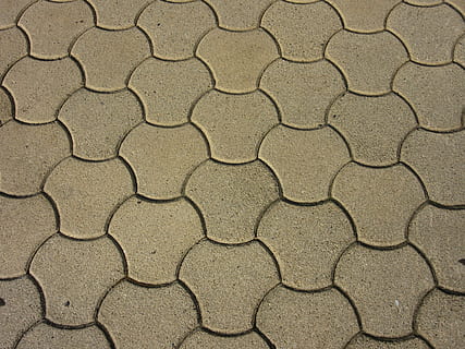 patch, brick, hexagonal, paving, concrete, concrete brick, regularly, geometry, rauh, grey, structure, texture, pattern, background, full frame, backgrounds, no people, day, natural pattern, nature, high angle view, textured, land, arid climate, dry, outdoors, field, environment, drought, scenics - nature, climate, cracked, architecture, 4K, CC0, public domain, royalty free