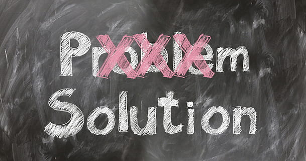 Problemlösungstext, Problem, Lösung, Hilfe, Unterstützung, Information, Info, Tafel, Schriftart, Kreide, Lehren, Studie, Konzept, verlassen, Schiefer, Text, westliche Schrift, Kommunikation, keine Leute, Botschaft, drinnen, Nahansicht, Ausrüstung für die Kreidekunst, Kreativität, Emotion, Großbuchstabe, Handschrift, Zeichen, positive Emotionen, Kunst und Handwerk, einzelnes Wort, Essen und Trinken, 8K