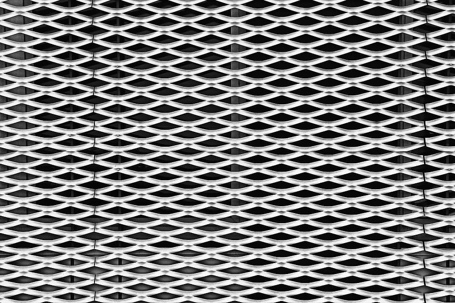 metall expandit, façana, fons, paret, estructura, patró, imatge de fons, edifici, arquitectura, hauswand, fàbrica, datailaufnahme, resum, acer, metàl·lic, metall, textura, marc complet, cap gent, repetició, reixa metàl·lica, embolic de cables, quadrícula, graella, primer pla, forma, forat, forma geomètrica, cable, color negre, cercle, efecte texturat, fosc, aliatge, color plata, crom, fons abstractes, ferro - metall, 5K