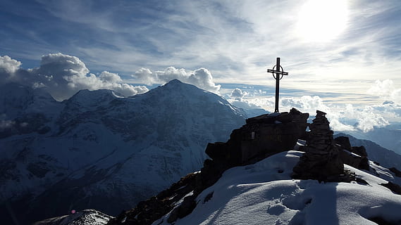 sníh, pokryté, hora, zataženo, nebe, během dne, schoneck, summitu, západ slunce, orler, kříž, Jižní Tyrolsko, vysokohorský, gebirge, hory, val venosta, ortler gruppe, zasněžený, zimní, Příroda, krajina, sen den, čistý vzduch, túra, turistika, horolezectví, vysoké hory, vysokohorská túra, horský vrchol, Evropské Alpy, venku, studená teplota, krása v přírodě, scenics - příroda, náboženství, přejít, víra, duchovno, životní prostředí, klid, pohoří, mrak - nebe, klidné scény, zasněžené hory, nikdo, 4K, CC0, veřejná doména, bez autorských práv