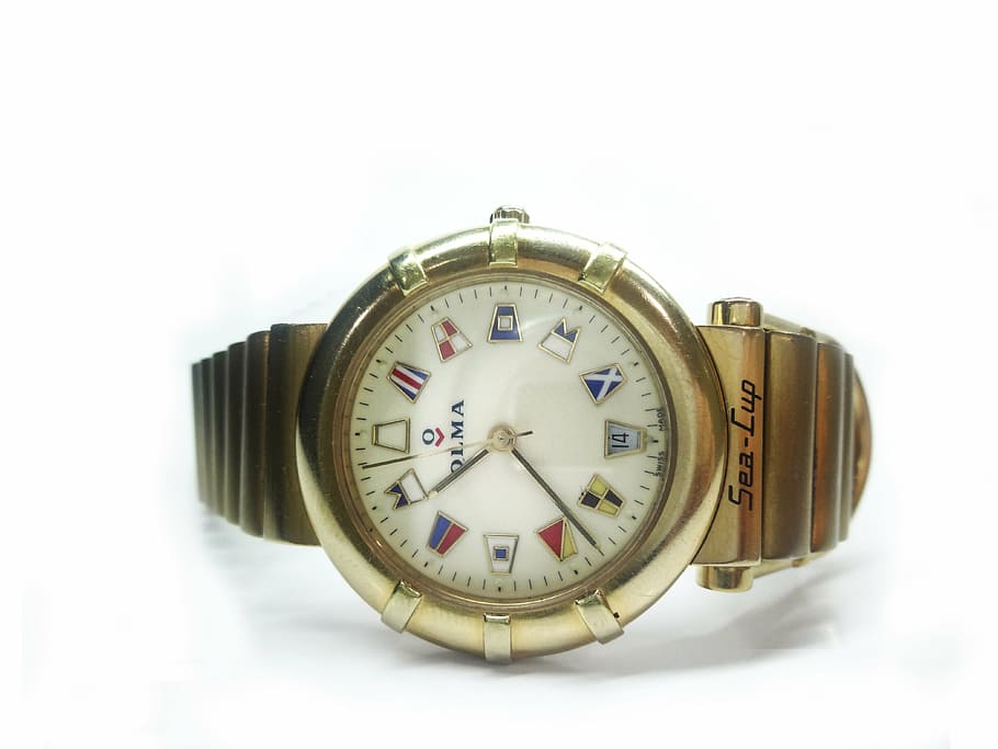 rellotge, veure, temps, or, luxe, senyal, imatge, nombre, sol objecte, fons blanc, primer pla, rellotge de polsera, metall, riquesa, cap gent, tir de l'estudi, precisió, estil retro, tallar, color plata, a l'interior, Minuta, antiguitat, compte enrere, accessori personal, 4K