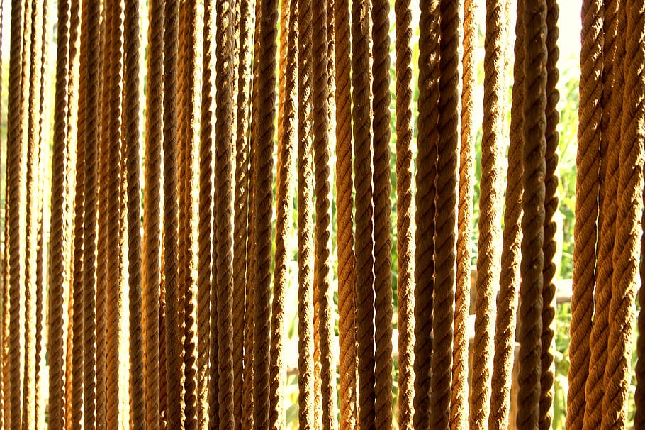 model, wallpaper, texture, summary, textile, full frame, backgrounds, pattern, no people, textured, close-up, indoors, sunlight, curtain, day, rod, nature, detail, material, rope, hanging, repetition, striped, 4K