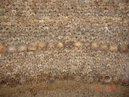 beenderen, schedel, catacombe, muur - bouwfunctie, volledig kader, ingebouwde structuur, patroon, architectuur, dag, geen mensen, achtergronden, oud, muur, getextureerde, steen, solide, buitenshuis, buitenkant van het gebouw, stenen muur, stenen materiaal, het verleden, natuur, geschiedenis, 1080P, CC0, publiek domein, royaltyvrij