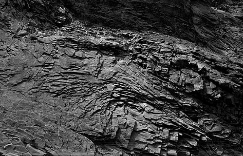 grayscale photography, mountain, rock, stone, grey, pattern, grunge, texture, wall, material, natural, nature, rough, backdrop, black, antique, textured, backgrounds, tree trunk, trunk, full frame, bark, tree, plant bark, no people, natural pattern, day, close-up, plant, wood - material, rock formation, outdoors, land, textured effect, eroded, layered, 4K, CC0, public domain, royalty free