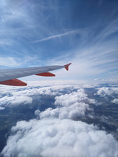 飛行機, 雲, 空, 雲 - 空, 航空機, 飛行, 航空機の翼, 交通手段, 中空, 無人, 自然の美しさ, cloudscape, 自然, 日, 風景 - 自然, 青, 旅行, 移動して, 静かな情景, 屋外, 航空宇宙産業, 気象学, 5K, CC0, パブリックドメイン, ロイヤリティフリー
