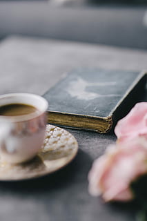 lovely, roseses, book, coffee, rose, roses, interior, resting, relax, essentials, reading, time, pink roses, books, cup of coffee, cup, coffee - Drink, drink, table, cafe, breakfast, close-up, espresso, food and drink, selective focus, food, no people, day, coffee cup, still life, mug, freshness, indoors, refreshment, sweet food, human hand, one person, non-alcoholic beverage, crockery, 4K