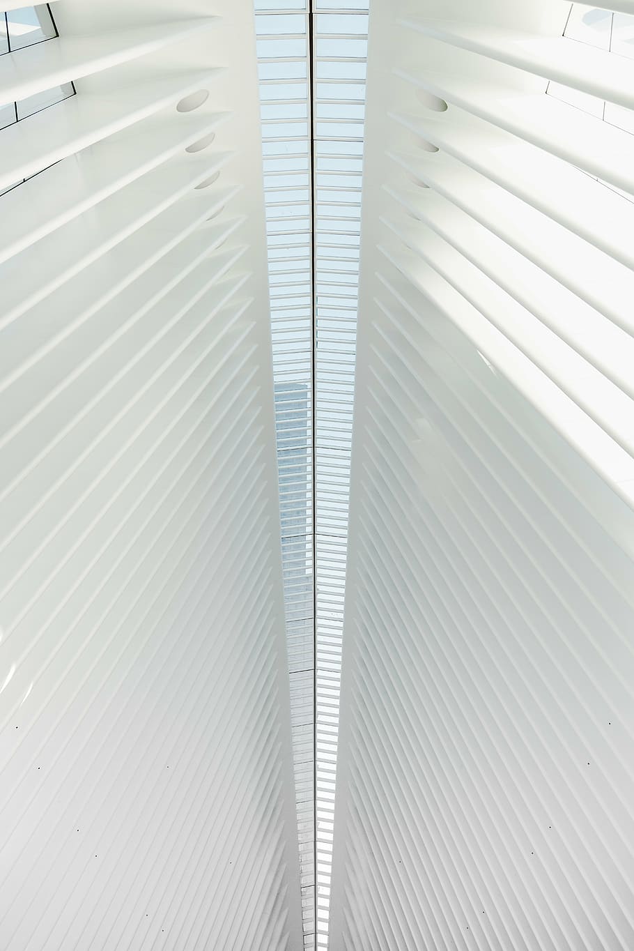 parets blanques, arquitectura, edifici, infraestructura, estructura, establiment, blanc, sostre, línies, simetria, a l'interior, cap gent, oficina, fons, primer pla, dia, patró, marc complet, textura, metall, estructura construïda, vista d’angle alt, persianes, comoditat, barana, escala, llum solar, passos i escales, 8K